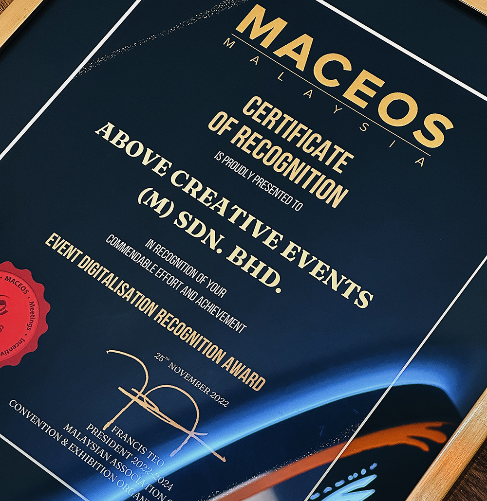 MACEOS Awards Cert