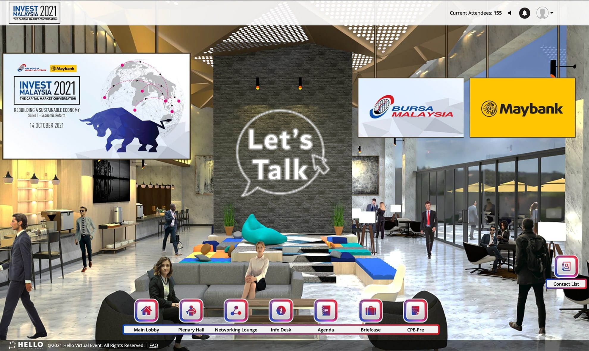 IMKL 2021 virtual event platform leveraged the virtual technology to integrate the vital pieces of event tech.