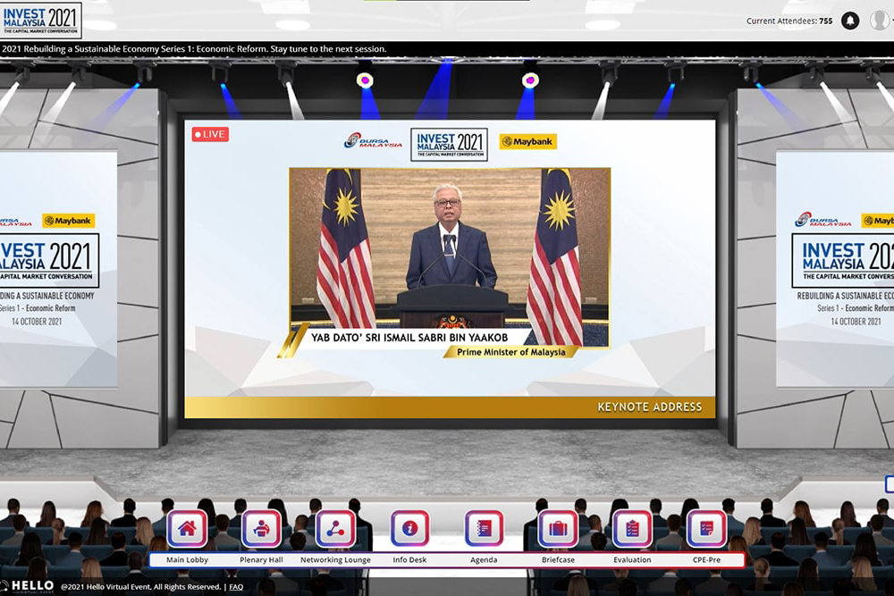 Keynote address by YAB Dato’ Sri Ismail Sabri bin Yaakob, Prime Minister of Malaysia.