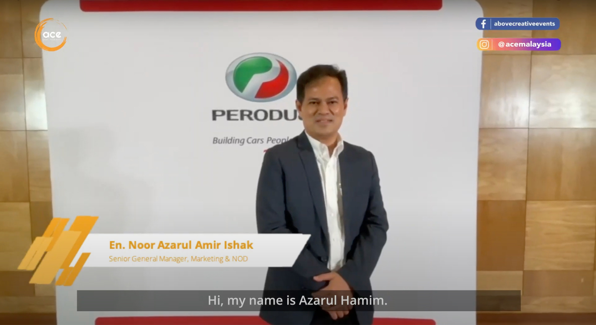 En. Noor Azarul Amir Ishak, Perodua