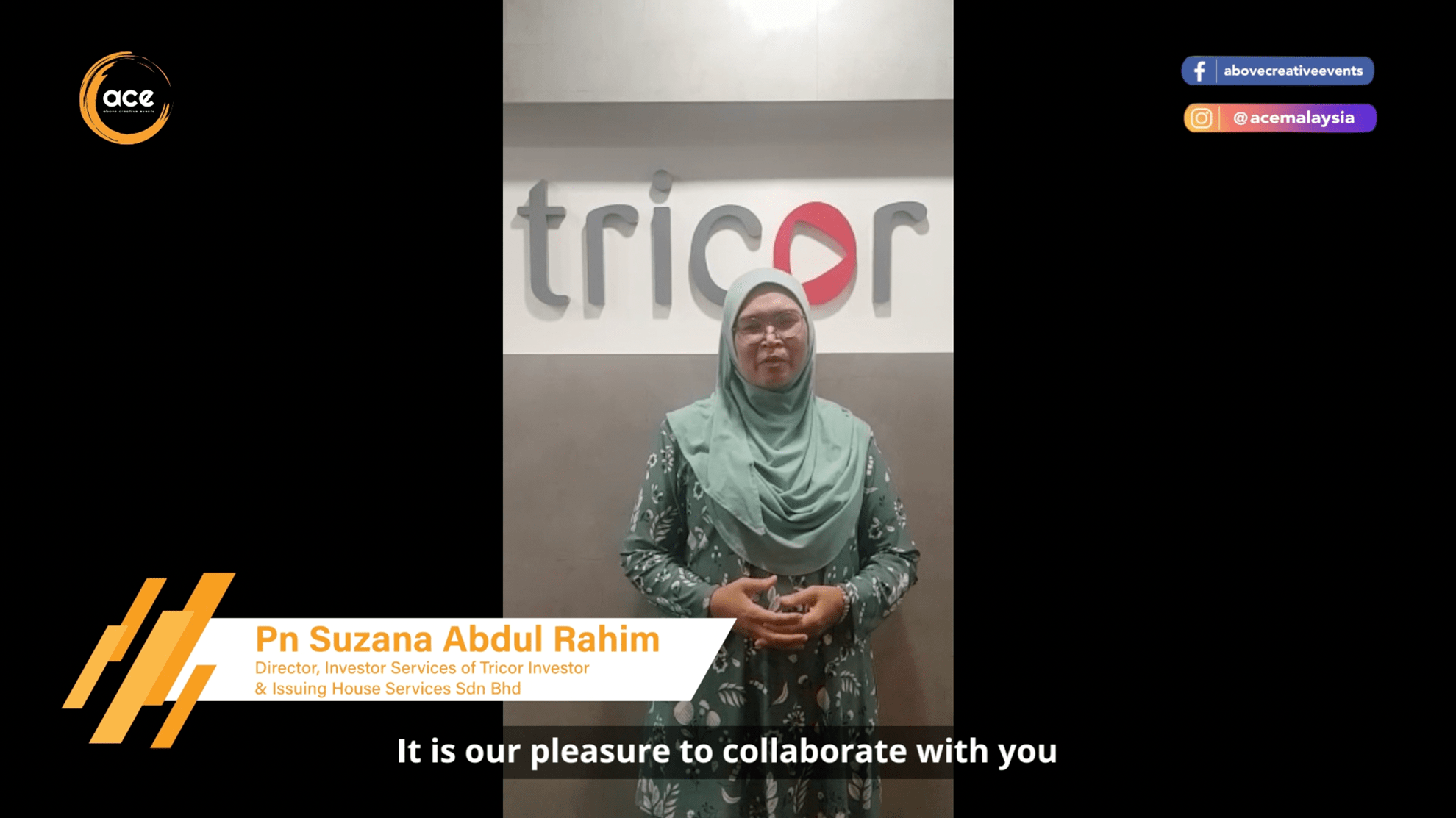 Pn Suzana Abdul Rahim, Tricor investor & Issuing House Services Sdn Bhd